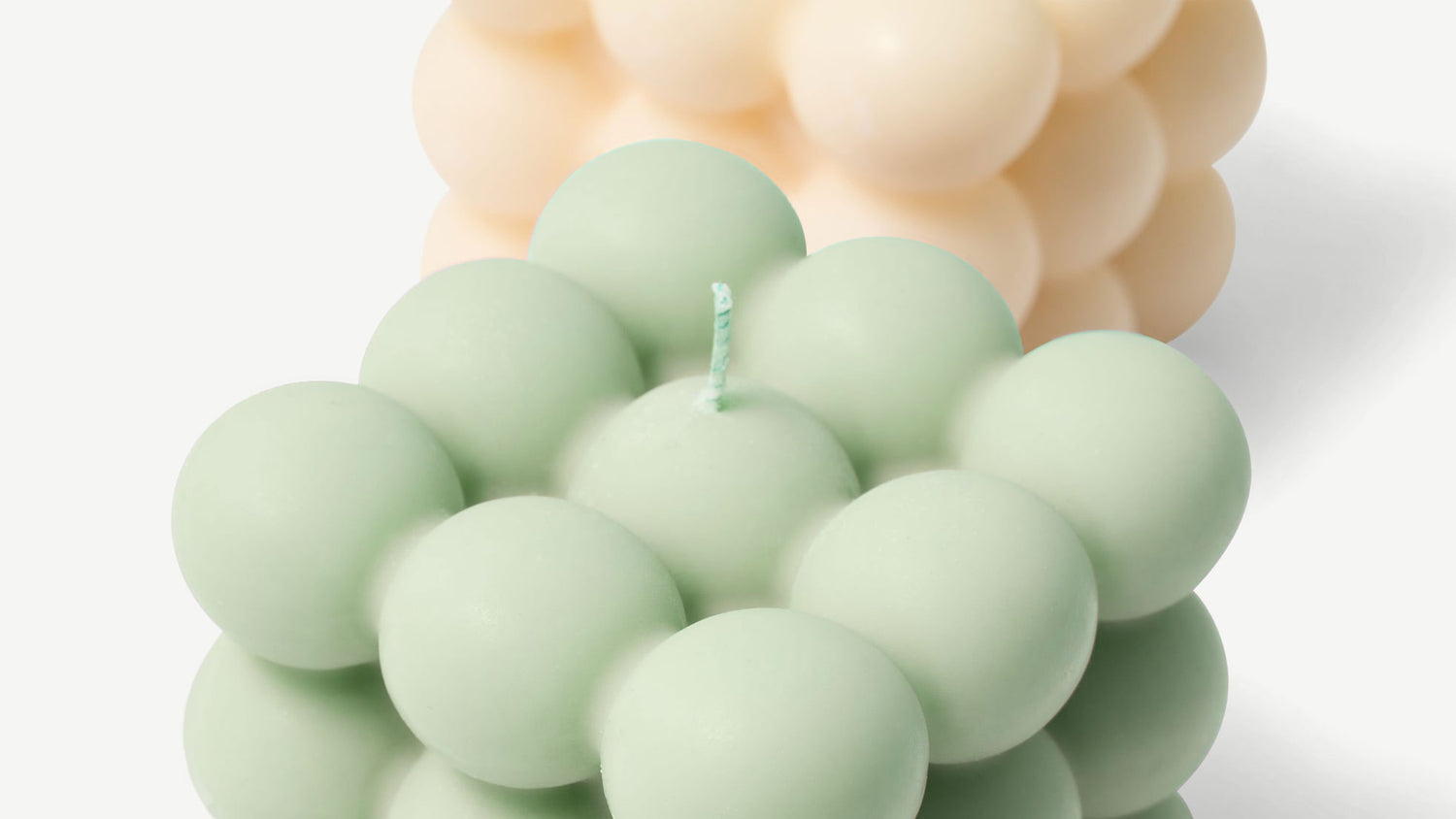 Handgemachte Bubble Kerzen
