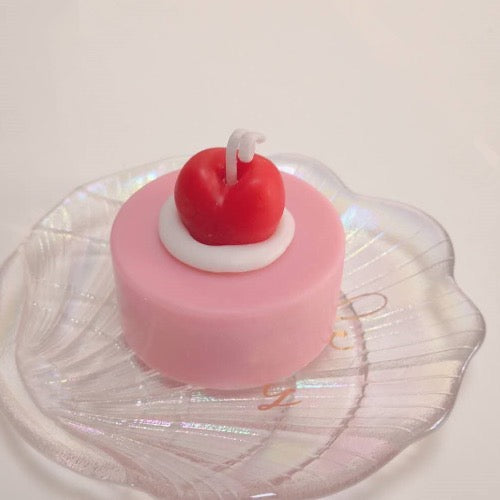 Vegane Pudding Kerze