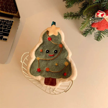 Weihnachts Handtuch, Weihnachtsdeko Handtuch, Lebkuchenmann Handtuch, Tannenbaum Handtuch, Coral Fleece Weihnachten, Weihnachtsgeschenk Küche, Weihnachts Handtuch Set, Xmas Towel