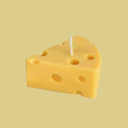 Handgemachte Kerze aus veganem Sojawachs-Käse